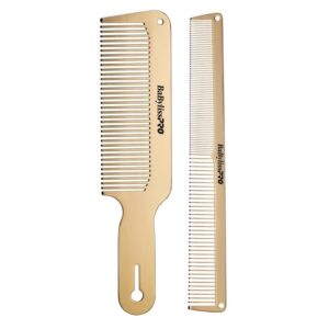 BaBylissPRO FX Metal Comb 2pk Gold (BCOMBSET2G)