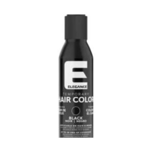 Elegance Temporary Hair Color, Highlight & Cover Black 120ml