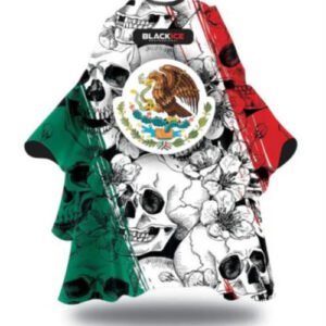 Black Ice Calaveras Barber Cape (BVE009CAL)