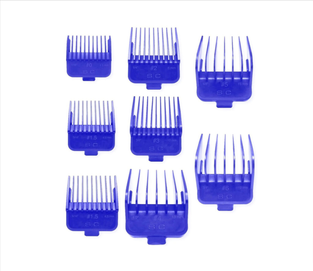 StyleCraft Magnetic Clipper Guards Blue (SCDB)