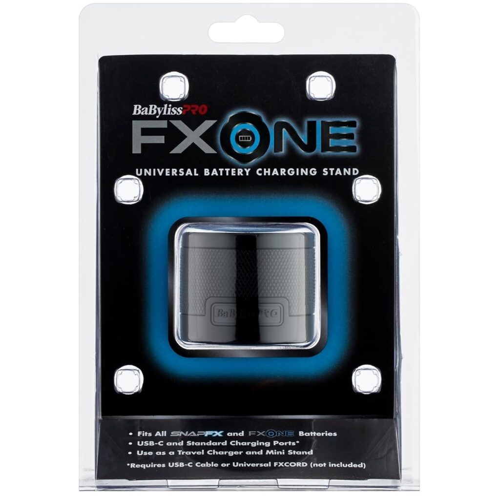 BaBylissPRO FXONE BlackFX Universal Battery Charging Stand (FXTRAVB)