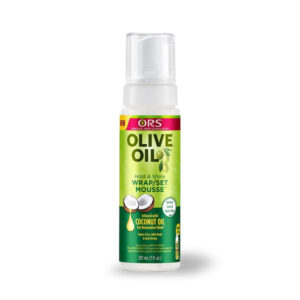 ORS Olive Oil Hold & Shine Wrap Set Mousse with Coconut Oil 7 oz.