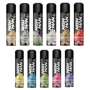 Nishman Temporary Color Spray 150ml (Pick Color)
