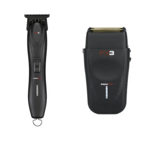 BaBylissPRO FX3 Black Trimmer & Shaver Combo