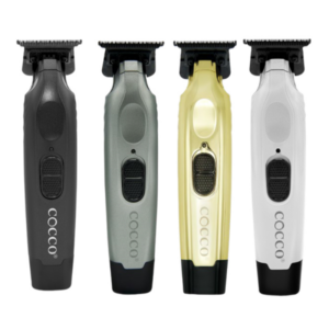Cocco Veloce Pro Cordless Trimmer w/ Digital Gap Ambassador DLC Blade + Black Charging Stand (CVPT)