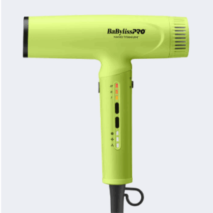BaBylissPRO Nano Titanium Light Ionic High-Speed Dryer Neon Yellow (BNTC9200NY)