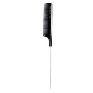 Pegasus Hard Rubber Comb (123) Steel Pin Coarse Teeth Rattail 9 3/4"