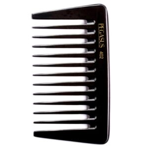 Pegasus Hard Rubber Comb (402) 4 1/4" Pocket Detangling Comb