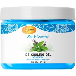 Spa Redi Pedi Cooling Gel Menthol, 16 oz.