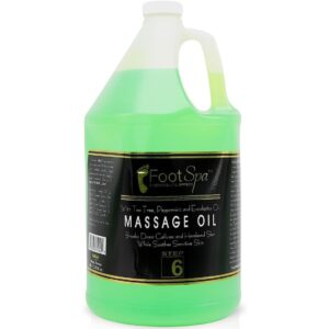 Foot Spa Massage Oil Mint, 1 Gallon