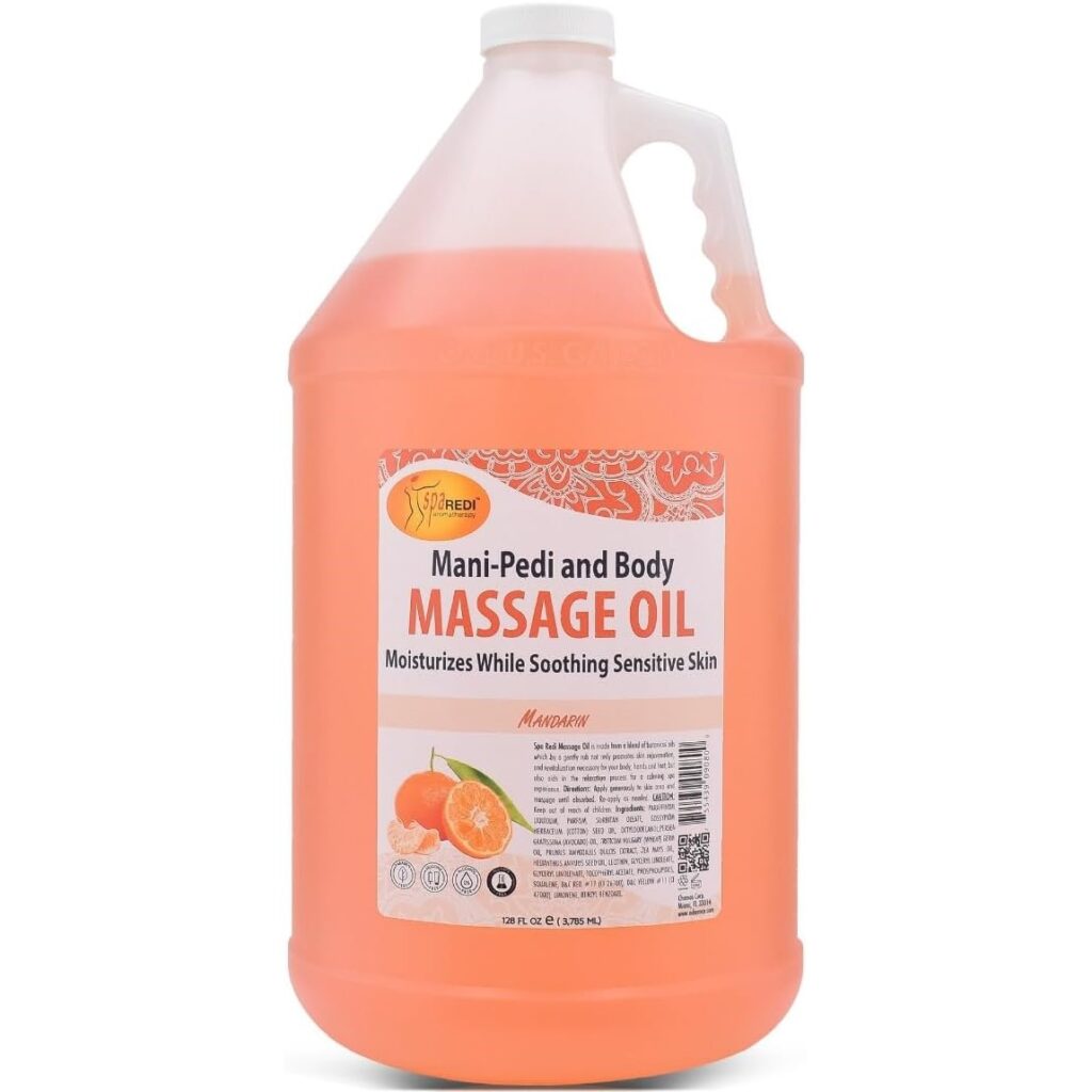 Spa Redi Massage Oil Mandarin, 1 Gallon