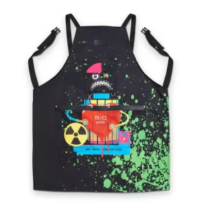 StyleCraft Barber/Salon Apron Radioactive Black