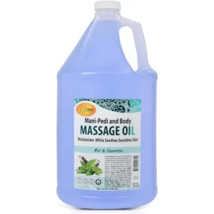 Spa Redi Massage Oil Mint & Eucalyptus, 1 Gallon