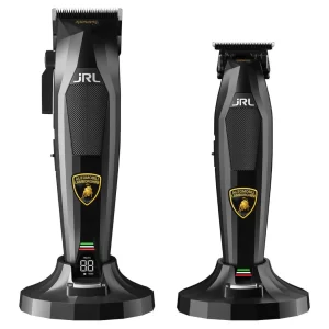JRL x Lamborghini Diamante Cordless Clipper & Trimmer Combo Set - Black (DI2025B)